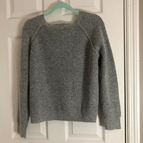 Dreamers Light Grey V-Neck Sweater (NWT) - Picture 5 of 5